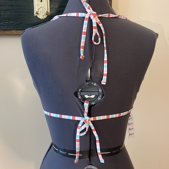 Nana The Brand Striped Bandeau Bikini Top Size Medium - Picture 6 of 12